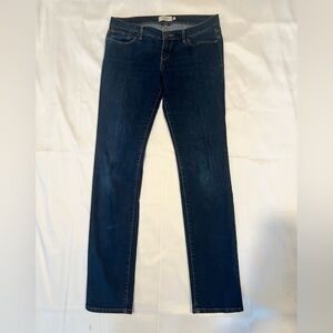 Abercrombie & Fitch Dark Blue Straight Leg Jeans